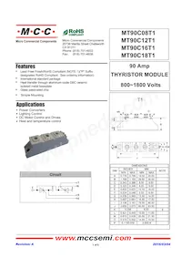 MT90C16T1-BP Datenblatt Cover
