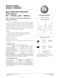 NSBA115EDXV6T1G Datenblatt Cover