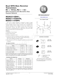 NSBC114TDXV6T5G Datasheet Cover