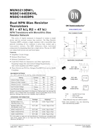 NSBC144EDXV6T5G數據表 封面