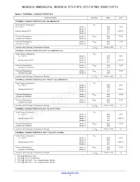 NSVDTC114YM3T5G Datasheet Page 3