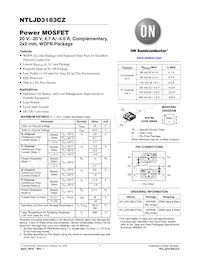 NTLJD3183CZTBG Datasheet Copertura