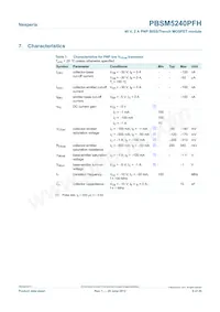 PBSM5240PFH Datasheet Pagina 9