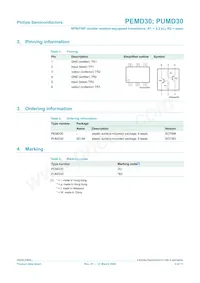 PEMD30 Datasheet Pagina 3