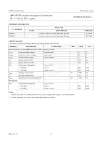 PEMD4 Datasheet Pagina 4