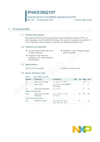 PHKD3NQ10T Datasheet Page 2