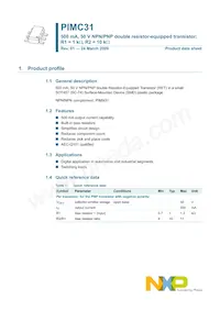 PIMC31F Datasheet Pagina 2