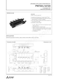 PM75CL1A120 Datasheet Cover
