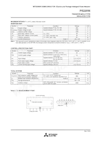 PS22056 Datasheet Pagina 3