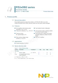 PZU9.1DB2 Datasheet Pagina 2