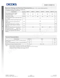 RDBF310-13 Datasheet Pagina 2