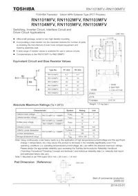 RN1106MFV(TL3 Datasheet Copertura