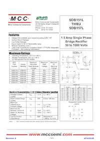 SDB157L-TP Datasheet Cover