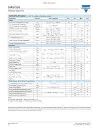 SIA915DJ-T4-GE3 Datasheet Pagina 2