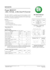 VEC2315-TL-H Datasheet Copertura