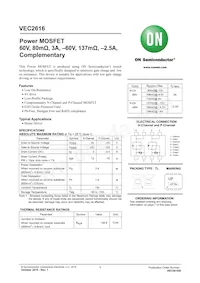 VEC2616-TL-W-Z Datasheet Copertura