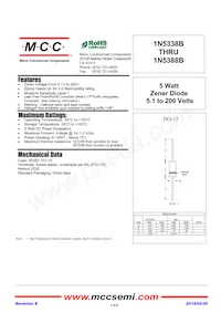 1N5356B-TP Datasheet Copertura