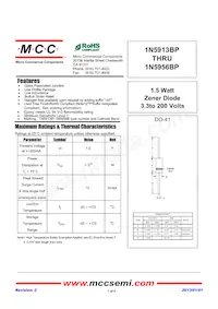 1N5931BP-TP Datasheet Copertura