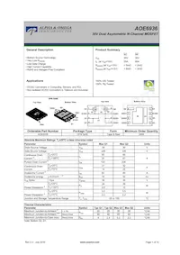 AOE6936 Datasheet Copertura