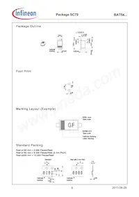 BAT5405WE6327HTSA1 Datasheet Pagina 9