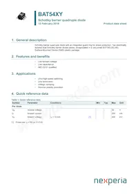 BAT54XYH Datasheet Copertura