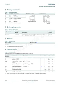 BAT54XYH Datasheet Pagina 2