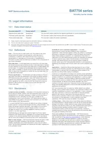 BAT754A Datasheet Pagina 9