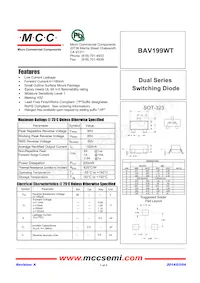 BAV199WT-TP Datenblatt Cover