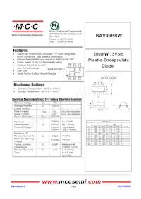 BAV99BRW-TP Datenblatt Cover