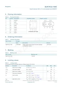 BUK7K32-100EX Datasheet Pagina 2
