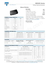 BZG05C6V2-E3-TR Datasheet Copertura