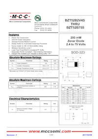 BZT52B27S-TP Datasheet Copertura
