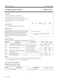 BZX79-B8V2 Datasheet Pagina 3