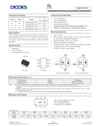 DMC3061SVT-7 Datasheet Cover