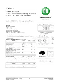 ECH8697R-TL-W Datasheet Cover
