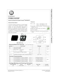 FDMA1028NZ-F021數據表 封面