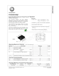 FDS4935BZ Datasheet Cover