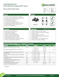 GC2X50MPS06-227 Datasheet Cover