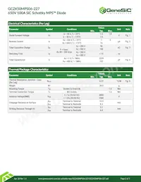 GC2X50MPS06-227 Datasheet Page 2