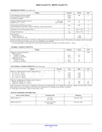 MBR10L60CTG Datasheet Pagina 2
