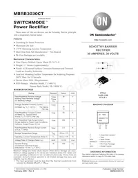 MBRB3030CTT4 Datasheet Copertura