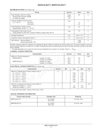 MBRF20L80CTG Datasheet Page 2