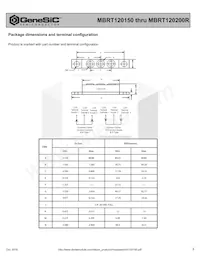 MBRT120200R Datasheet Page 3