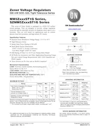 MM5Z12VST1G Datasheet Cover