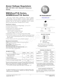 MM5Z15VT5G Datasheet Cover