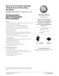 NTSB40200CTT4G Datenblatt Cover