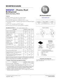 NVMFD5C462NWFT1G Datasheet Copertura