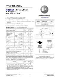 NVMFD5C470NLWFT1G Datasheet Copertura