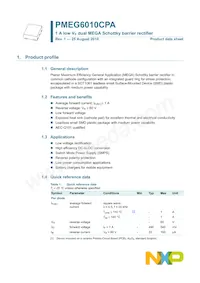 PMEG6010CPA Datasheet Pagina 2