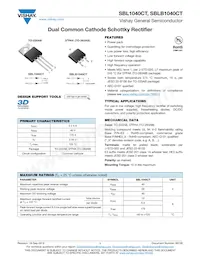 SBL1040CT804HE3/45 Datasheet Cover